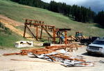 Dismantling the bottom T-bar terminal