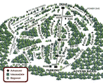 Turner Mountain Trail Map. Click for larger image.