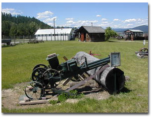 Exhibit at the Heritage Museum in Libby