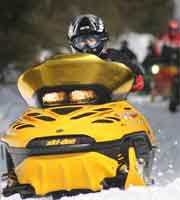 Snowmobiling