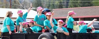 Troy's youth baseball/softball parade