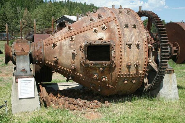Ball mill. Photo by LibbyMT.com.