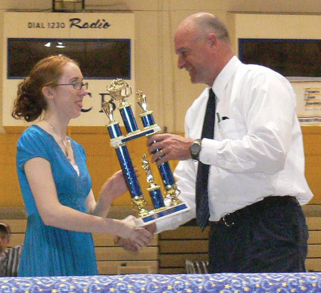 Valedictorian Mattie Casey. Photo by Patty Rambo.