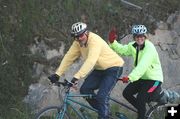 Riding tandem. Photo by LibbyMT.com.
