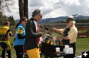 Duane serves soup. Photo by LibbyMT.com.