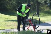 Flat tires were common. Photo by LibbyMT.com.