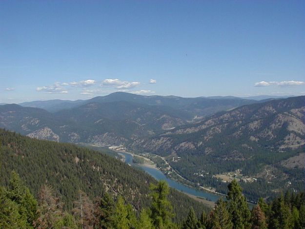 Kootenai River from Swede. Photo by LibbyMT.com.