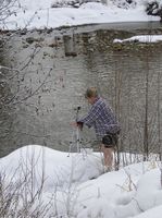 Checking the Temperature. Photo by Maggie Craig.