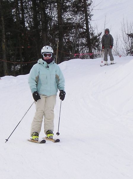 Skiing at Turner Ski Area. Photo by LibbyMT.com.