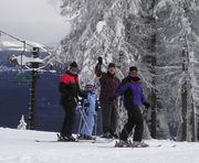 Skiing at Turner Mtn. Photo by LibbyMT.com.