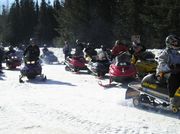 Pipe Creek Sledding. Photo by LibbyMT.com.